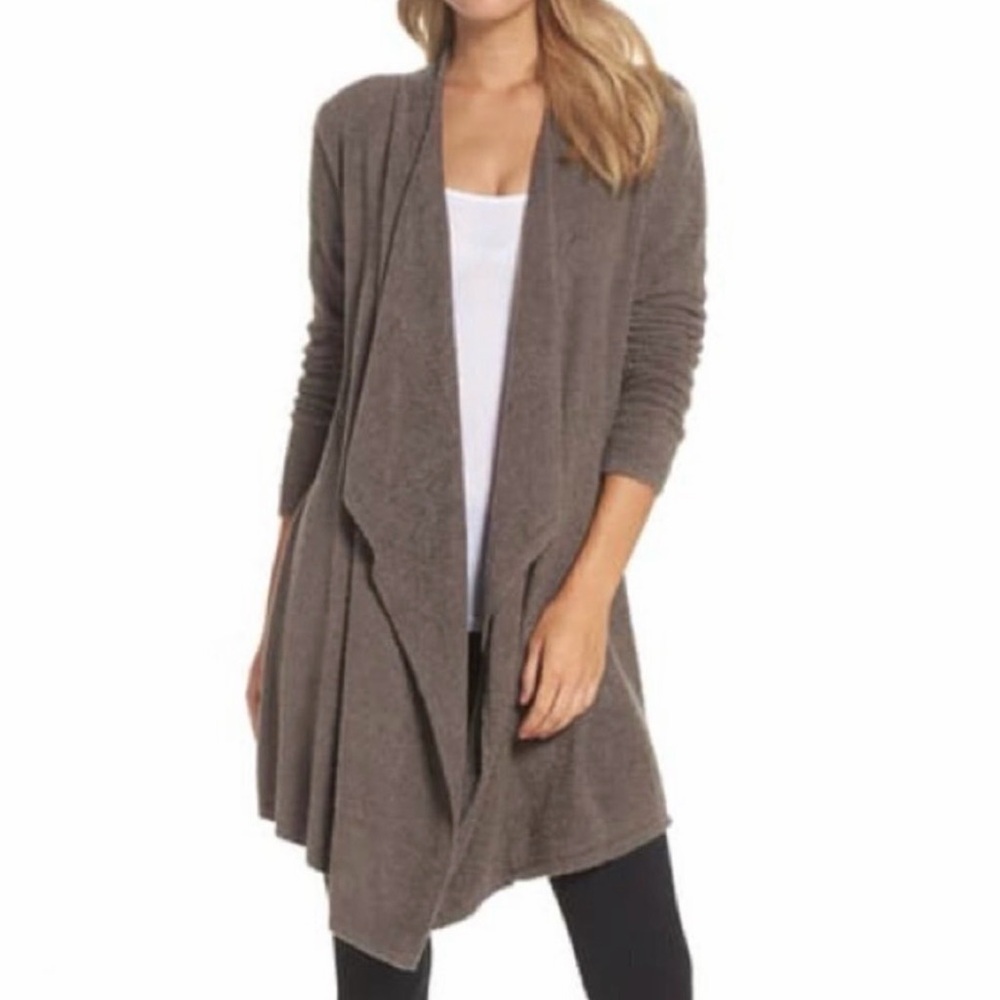 Barefoot Dreams Cozy Gray Cardigan